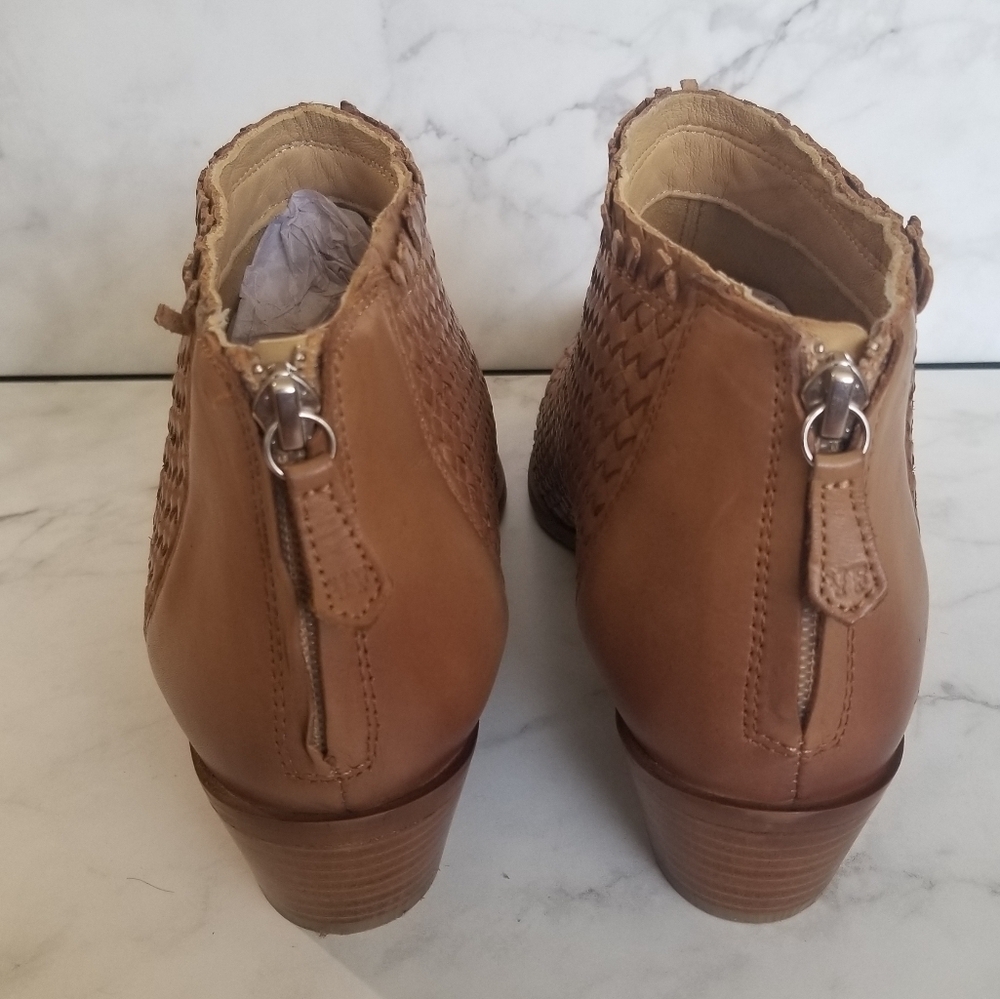 Vintage Foundry Co Delmira Bootie Ankle Boot Light Brown Size 11 - Picture 7 of 10